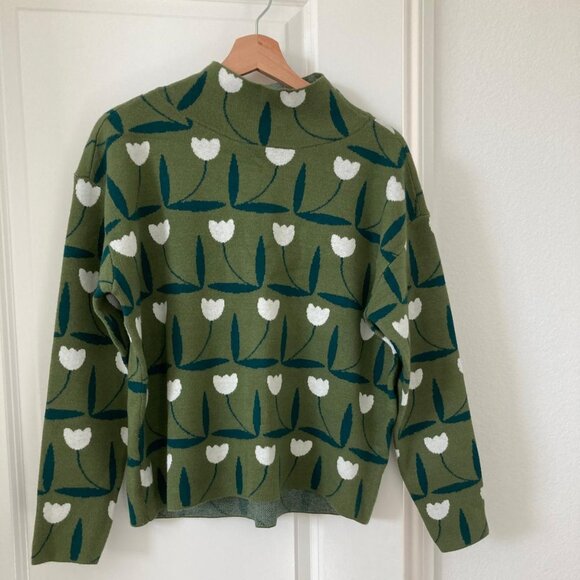 Maeve Sweaters - Anthropologie Maeve Green Sweater (NWOT)